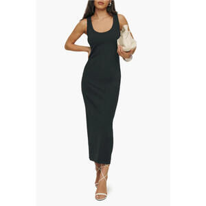 NEW, Reformation Bijou Maxi Tank Dress in black Size S #RF233